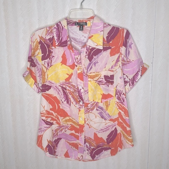 🆕 AQUA Tropical Print Resort Shirt - 100% Exclusive size XS - Picture 2 of 5